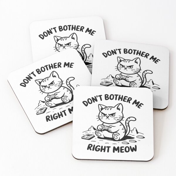 Item preview, Cat Gamer Don’t Bother Me Right Meow Video Games Lover  designed and sold by CombatTask.