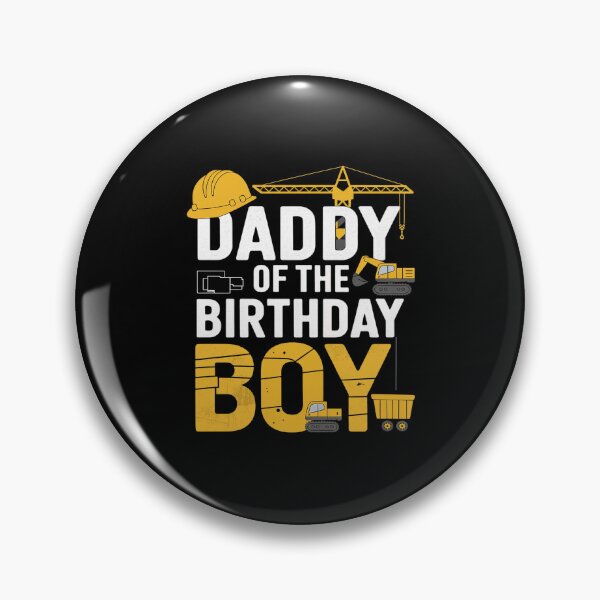 Item preview, Daddy of the Birthday Boy Construction Worker Bday Party  designed and sold by MythWoot.
