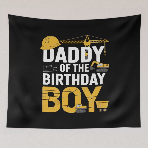 Item preview, Daddy of the Birthday Boy Construction Worker Bday Party  designed and sold by PowAcademy.