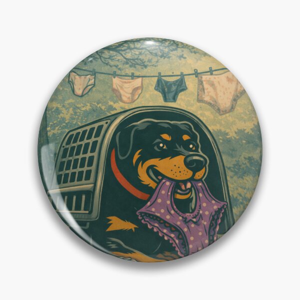 Item preview, Panty Raid Expert – Funny Dog Retro Illustration designed and sold by TMD167207.