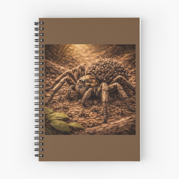Item preview, Wolf Spider Mother – Earthbound Nature Fantasy Art designed and sold by GeoWild Designs.