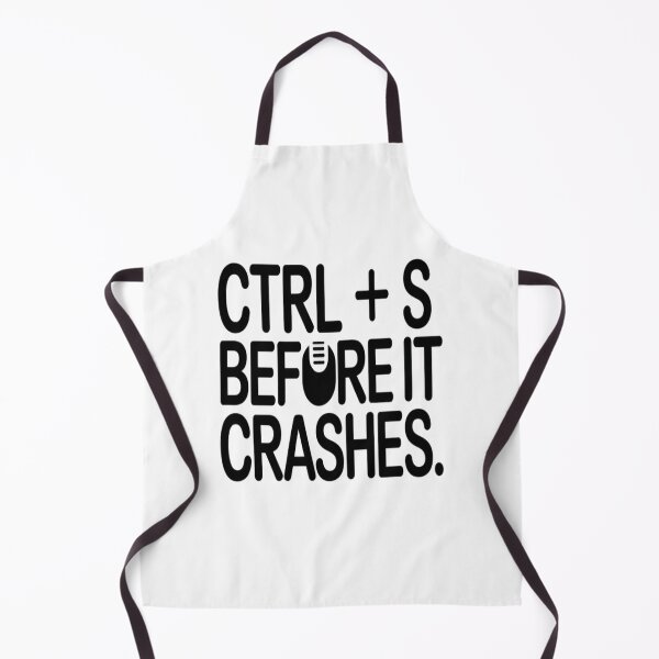 Item preview, CTRL + S Before It Crashes – Funny Office & Work Stress T-Shirt designed and sold by RMTrendy.