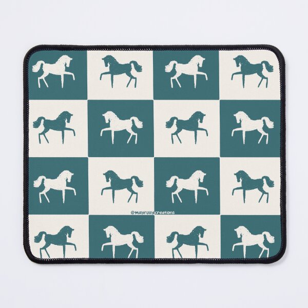 Item preview, Horsing Around Checkers Pattern designed and sold by Mayfully.