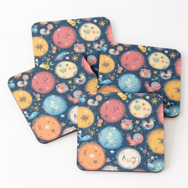 Item preview, 2 Vibrant Floral Patterns Abstract Designs Creative Love designed and sold by ART ATTACK ZONE.