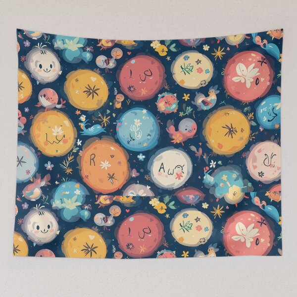 Item preview, 2 Vibrant Floral Patterns Abstract Designs Creative Love designed and sold by ART ATTACK ZONE.