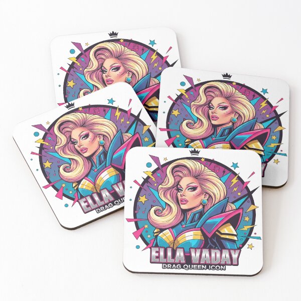 Item preview, Ella Vaday Drag Queen Icon Musical Pop Art designed and sold by Eaterweal.