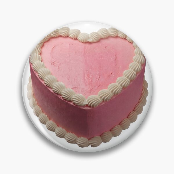 Item preview, Pink heart shaped cake! designed and sold by loverluna.