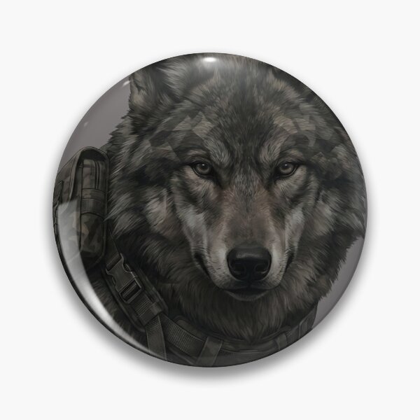Item preview, Tactical Wolf Head Special Ops - Alpha K9 Operator designed and sold by diogenesw10.