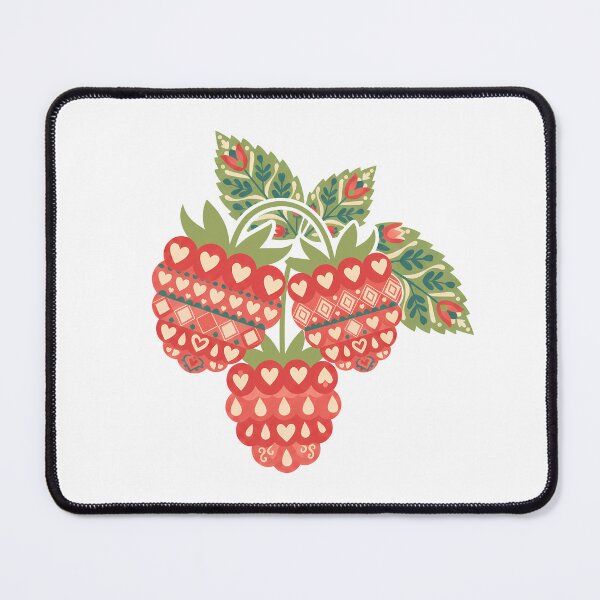 Item preview, Raspberry Cluster – Scandinavian Folk Art by heidiannemorris © designed and sold by FOLK ART FUSION by heidiannemorris.