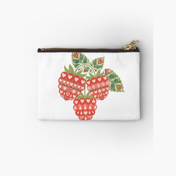 Item preview, Raspberry Cluster – Scandinavian Folk Art by heidiannemorris © designed and sold by FOLK ART FUSION.