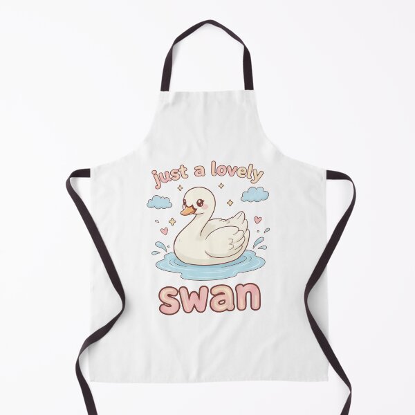 Item preview, Just A Lovely Swan Cute Pink Silly Swan Valentine Design designed and sold by AnimaThread.