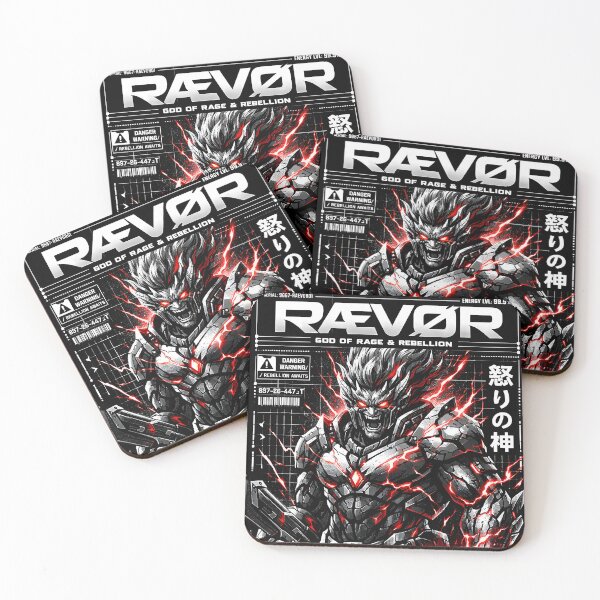 Item preview, RAEVOR God of Rage and Rebellion Cyberpunk Anime - Futuristic Mecha War Robot Aesthetic - Edgy Dystopian Streetwear Graphic for Hoodies & Posters - Unleash The Fury Dark Manga Warrior Design designed and sold by Vivaan Studio.