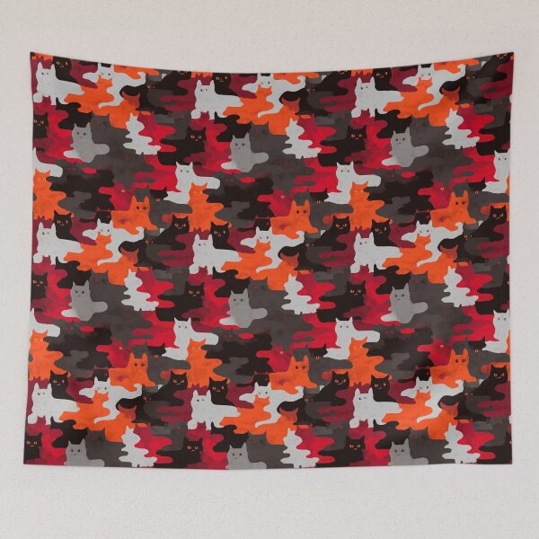 Item preview, Artistic Urban Cat Camouflage Texture  - Gifts For Grandma designed and sold by RoyalStarsPatts.
