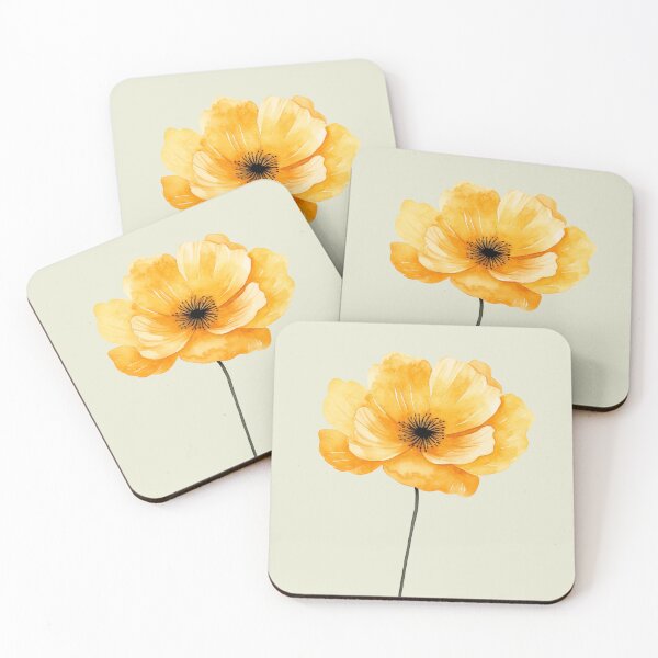 Item preview, Pastel Yellow Buttercup Flower designed and sold by Violet Peonies.