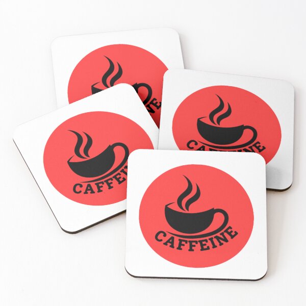 Item preview, Bold Caffeine Logo T-Shirt | Minimalist Red Circle Coffee Badge Gift designed and sold by BeanNTee.