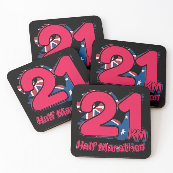 Item preview, Half Marathon 21Km Running Achievement - Australia - Power Pink designed and sold by NineSevenFour.