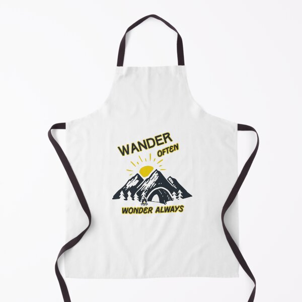 Item preview, Wander Often Wonder Always Camping Quote designed and sold by Inkworksbyshery.