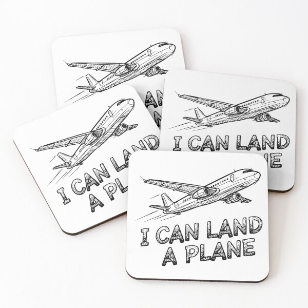 Item preview, Funny Aviation Pilot Quote I Can Land a Plane Art Design for Flight Fans & Airplane Lovers designed and sold by AnimaThread.