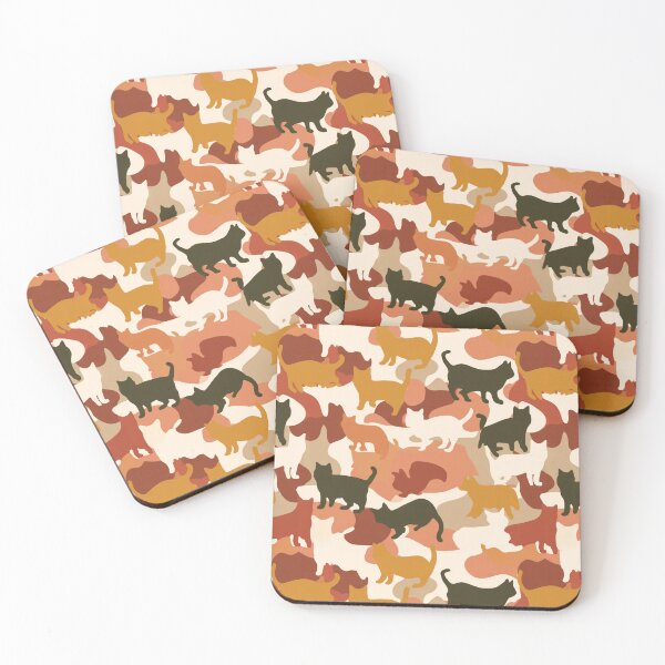 Item preview, Cute Army Cat Camouflage Texture  - Fathers Day Ideas designed and sold by RoyalStarsPatts.