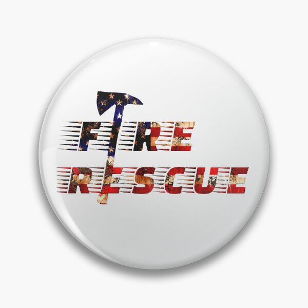 Item preview, Fire Rescue USA Flag Firefighter Axe Design designed and sold by GetGoodFit.