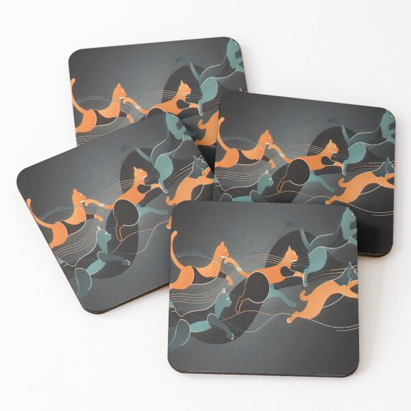Item preview, Modern Abstract Cats designed and sold by DesignbyDizdar.