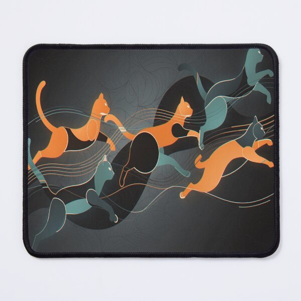 Item preview, Modern Abstract Cats designed and sold by DesignbyDizdar.
