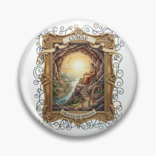 Item preview, Cumae Oracle of Apollo: Ancient Greek & Roman Mythology Art ​The Cumaean Sibyl: Vintage Classical Oracle Illustration designed and sold by Gurjeetpixelart.
