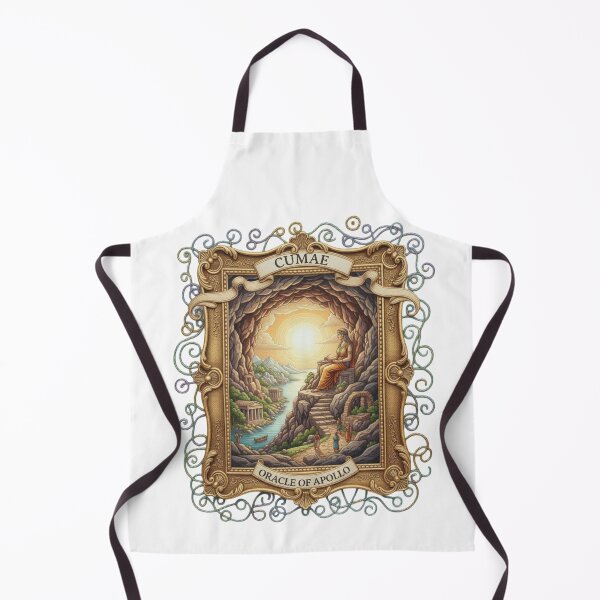 Item preview, Cumae Oracle of Apollo: Ancient Greek & Roman Mythology Art The Cumaean Sibyl: Vintage Classical Oracle Illustration designed and sold by Gurjeetpixelart.
