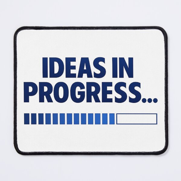 Item preview, Ideas in Progress - Futuristic Loading Bar Typography designed and sold by MKreative Studio.