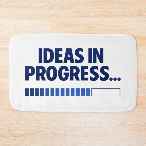Item preview, Ideas in Progress - Futuristic Loading Bar Typography designed and sold by MKreative Studio.