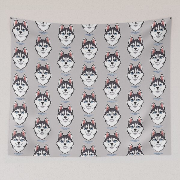 Item preview, Siberian Husky Lover – Adorable and Sassy Cartoon Style designed and sold by PromptYou.