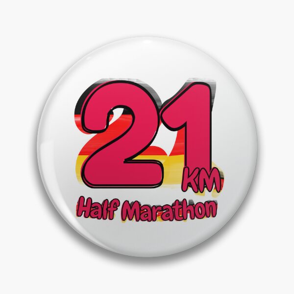 Item preview, Half Marathon 21Km Running Achievement - Germany - Power Pink designed and sold by NineSevenFour.
