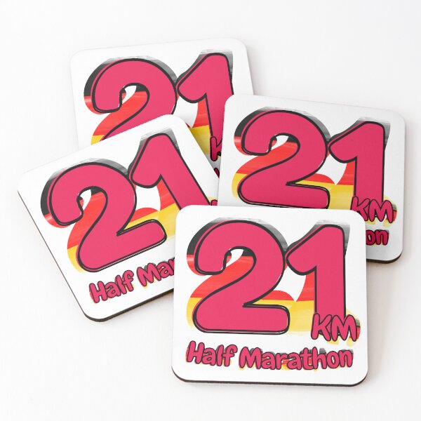 Item preview, Half Marathon 21Km Running Achievement - Germany - Power Pink designed and sold by NineSevenFour.