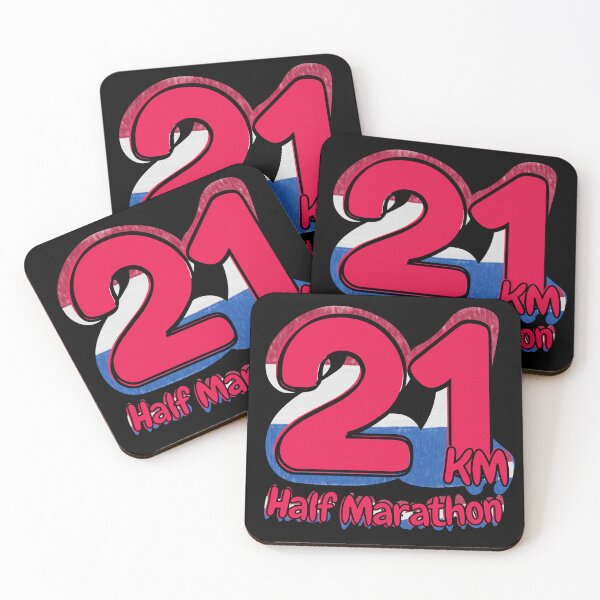 Item preview, Half Marathon 21Km Running Achievement - Holland - Power Pink designed and sold by NineSevenFour.