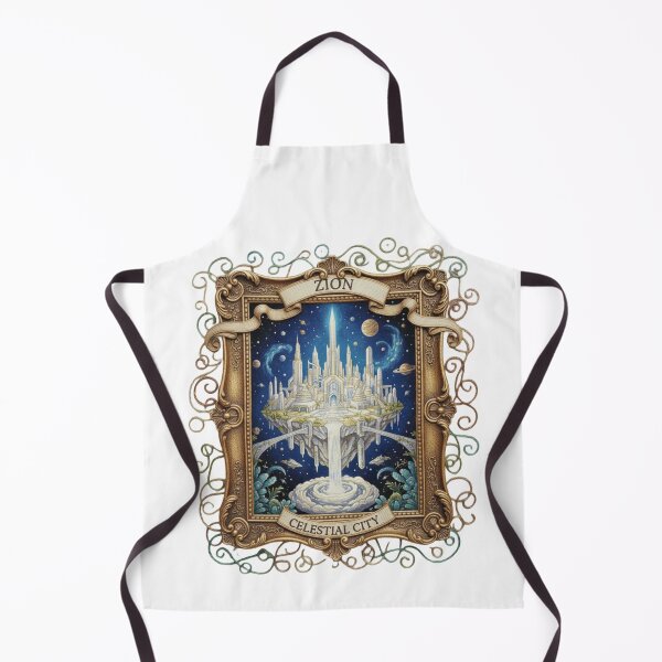 Item preview, Zion Celestial City: Ethereal Floating Castle Space Art Vintage Zion Heaven City: Cosmic Fantasy Illustration designed and sold by Gurjeetpixelart.