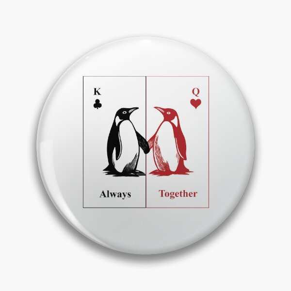 Item preview, Always Together  Penguin Couple for Love & Anniversary Gifts designed and sold by FMproject.