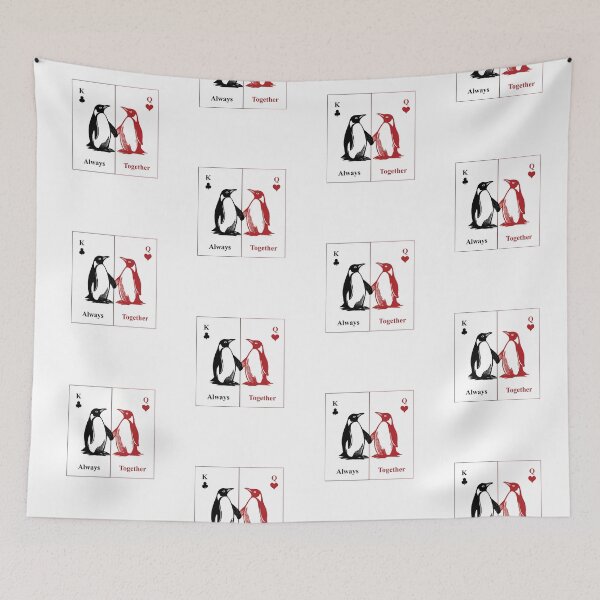 Item preview, Always Together  Penguin Couple for Love & Anniversary Gifts designed and sold by FMproject.