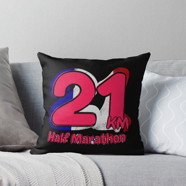 Item preview, Half Marathon 21Km Running Achievement - France - Power Pink designed and sold by NineSevenFour.