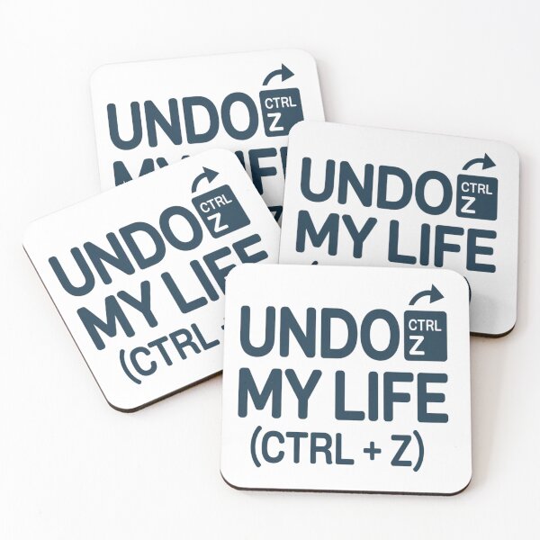 Item preview, Undo My Life (CTRL + Z) – Funny Corporate Burnout Humor T-Shirt designed and sold by RMTrendy.