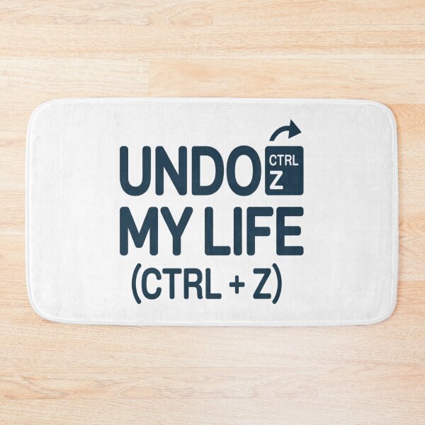 Item preview, Undo My Life (CTRL + Z) – Funny Corporate Burnout Humor T-Shirt designed and sold by RMTrendy.