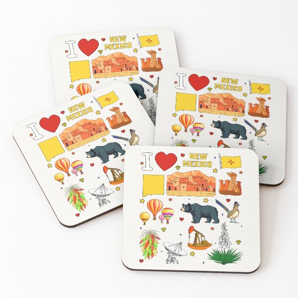 Item preview, New Mexico State Pride, Landmarks & Icons Pattern designed and sold by mashmosh.