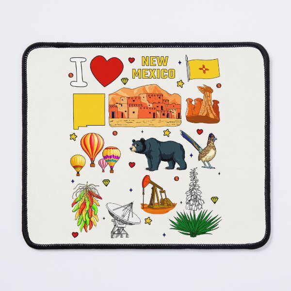 Item preview, New Mexico State Pride, Landmarks & Icons Pattern designed and sold by mashmosh.