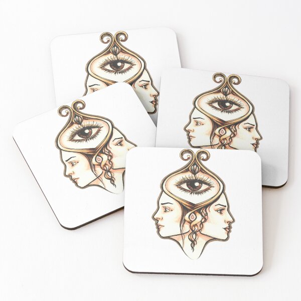 Item preview, Dual Faces - Eye of the Universe designed and sold by BlackLineLab.