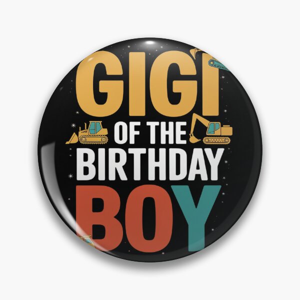 Artikelvorschau, Gigi vom Geburtstagskind Bauarbeiter Bagger Geburtstag entworfen und verkauft von PowAcademy.