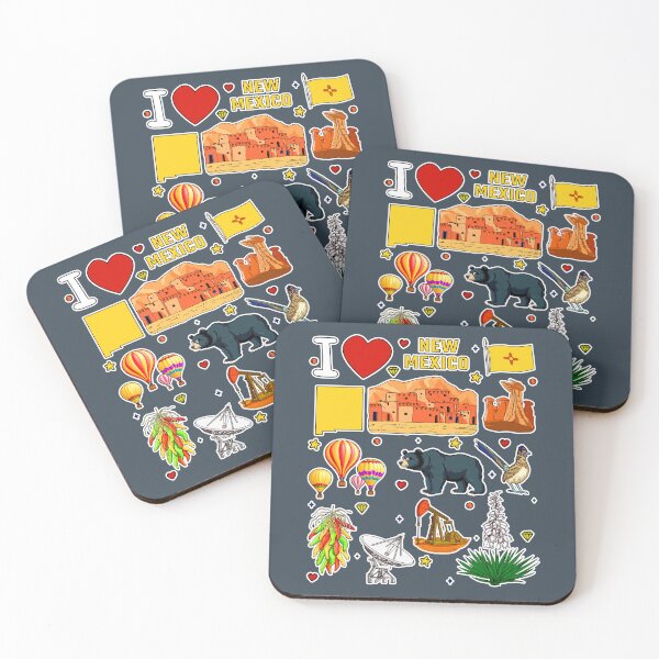 Item preview, New Mexico State Pride, Iconic Landmarks & Symbols Sticker Pack Art designed and sold by mashmosh.
