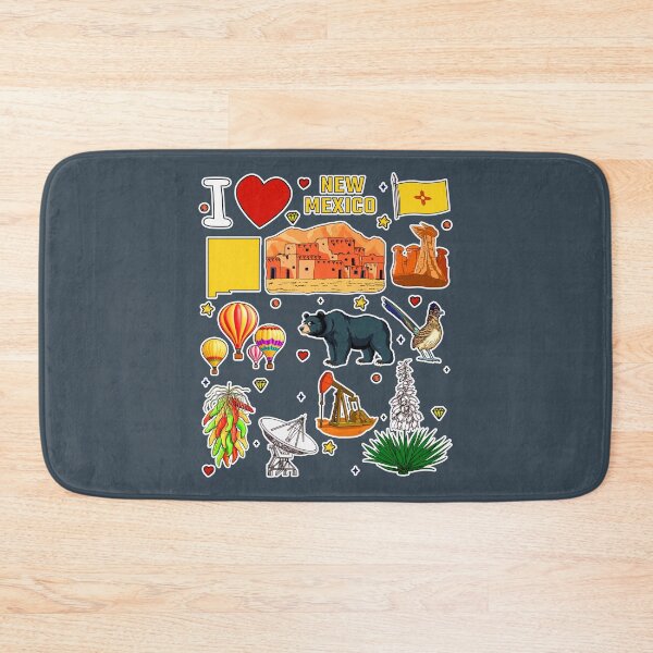 Item preview, New Mexico State Pride, Iconic Landmarks & Symbols Sticker Pack Art designed and sold by mashmosh.