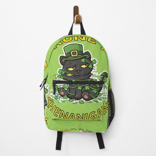 Item preview, Prone To Shenanigans Funny Cat St Patricks Day designed and sold by TheSimpleTee007.