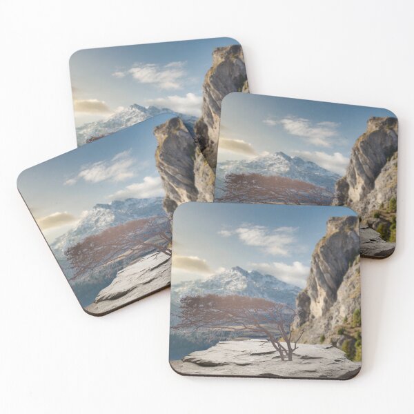 Item preview, Tree on Rocky Mountain Edge designed and sold by Cynthia48.