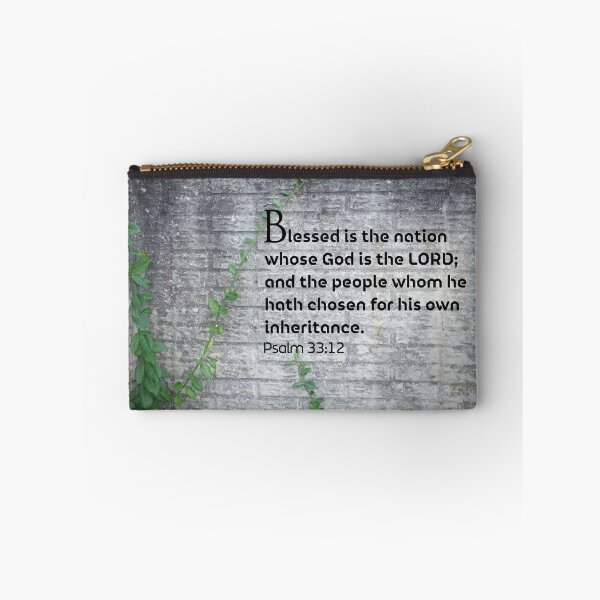 Item preview, Bible Verse Photography - Blessed is the nation whose God is the LORD designed and sold by Angela Dow.