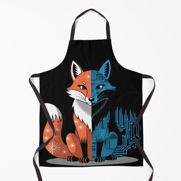 Item preview, Digital Folklore Fox - AI & Nature Fusion designed and sold by Thompika.